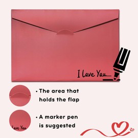 Valentines Card for Him, Boyfriend, Husband, Men - Valentines Day Gifts for Him - Anniversary Birthday Gifts for Him - Single 5.3''x 8'' Folded Romantic Anniversary Greeting Card with Red Envelope