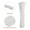 sourcing map 98Ft 1/3 inch (8mm) Polypropylene Rope, Diamond Braided