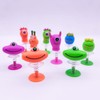 TOPWAYS Monsters Jump Up Toys, 12pcs Wacky Jumping Popper Pop
