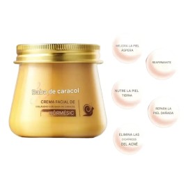 Crema Facial Baba De Caracol Y Colágeno Madura Día/noche