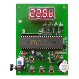 Kits de práctica de soldadura DIY DS18B20 Módulo de sensor de temperatura Kits electrónicos DIY Kit de proyecto de soldadura 32.0-210.2 °F (32℉-210℉) 