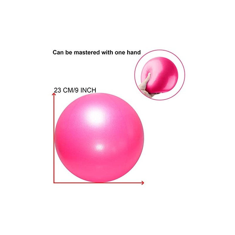 TopBine 23cm Pilates Stability Ball for Yoga and Core Training