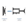 Emerald Full Motion TV Wall Mount for 13'' - 47''
