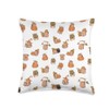 Funny Capybara Pumpkin Autumn Fall Vibes Capybara Pet Rodent Throw