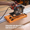 POWERTEC Universal Circular Saw Track Plate Compatible with Most Track