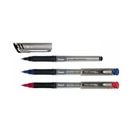 Pentel Energel Rollerball Pen Metal Point 0.7mm Tip 0.35mm Line Red Ref BL17-B