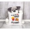 MoonWorks® Cushion Cover Du bist der Burger zu Meinen Pommes