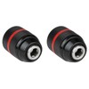 2Pcs Keyless Drill Chuck Adapter, 1/2-20UNF Mount 2~13mm Quick Change