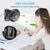 BESKAR Small Clip on Fan, 3 Speeds USB Fans with