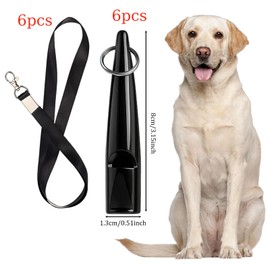 ZPSCXQ 12 Pack Dog Whistle Set, Silent Dog Whistle for Recall Training and Barking Control, Adjustable Frequency ABS Dog Whistles with Lanyards for All Breeds, Professional Dog Training Whistles