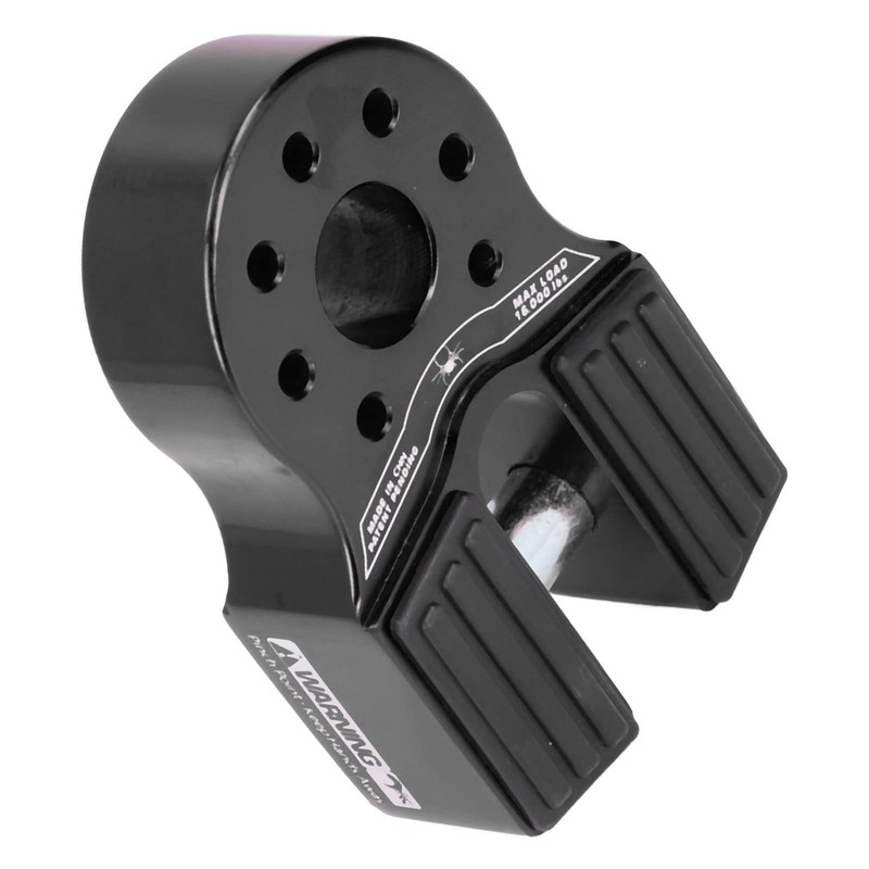 Flat Winch Shackle Mount 16000lb Load with Rubber Side Guard