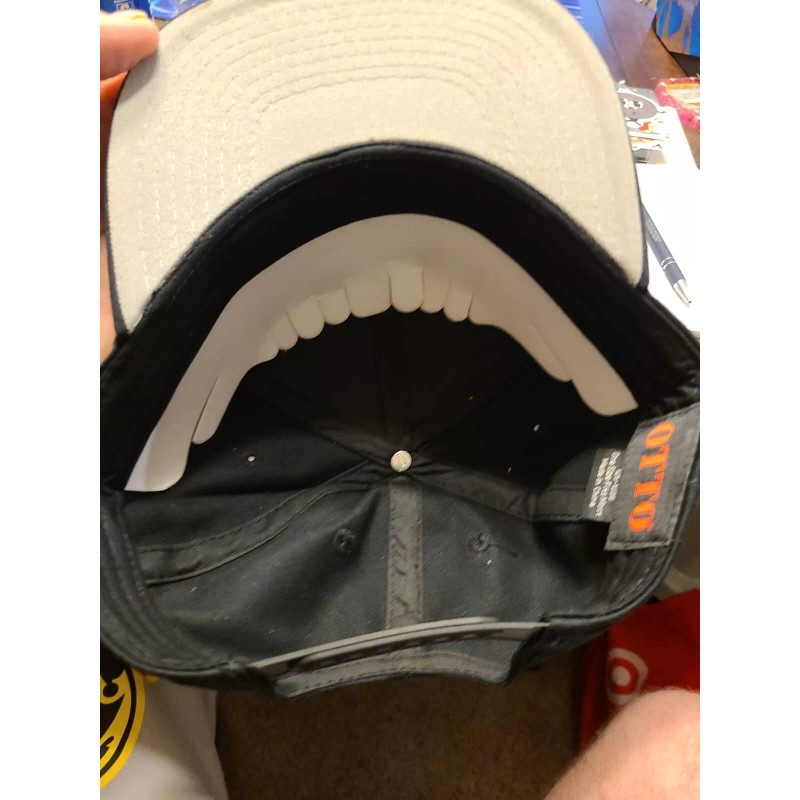 Otto Snapback Hat Solid Black