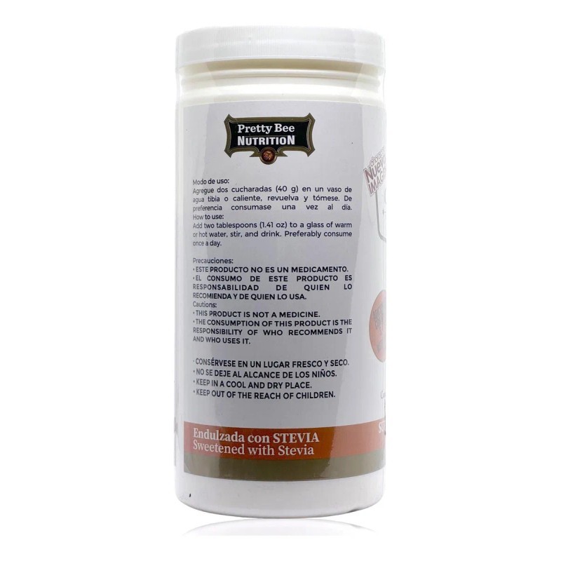 Grenetina Hidrolizada Sabor Piña 100% Natural 500 Grs Pretty Bee