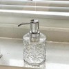 300ml/10oz Empty Transparent Plastic Round Soap Dispenser with Silver Pump