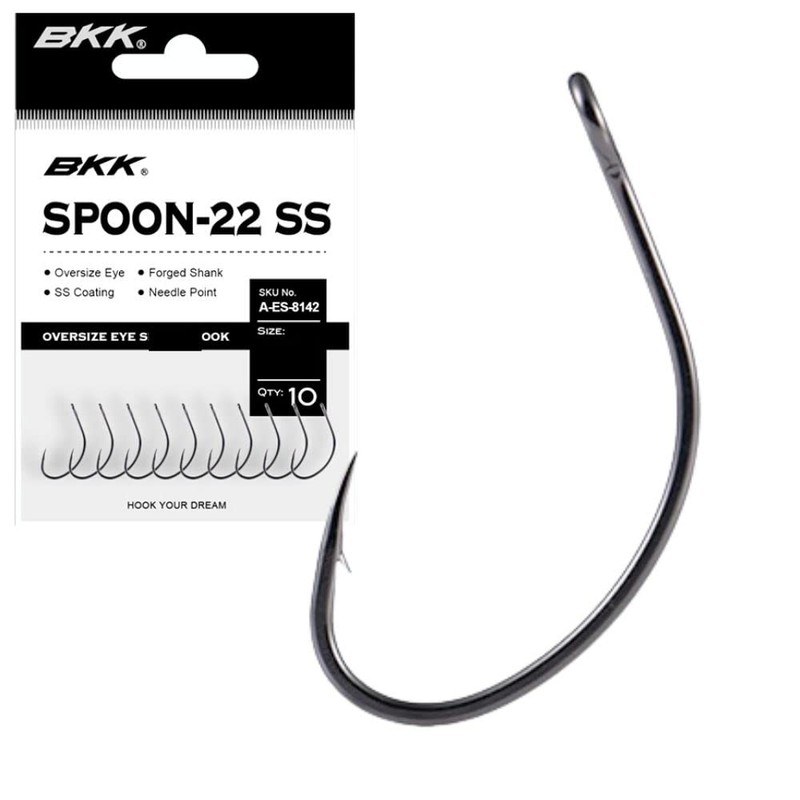 BKK Finesse Spoon-22 SS Fishing Lure Single Hook