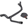 Bapmic 11151743386 + 11157501567 Crankcase Ventilation Hose + Valve for