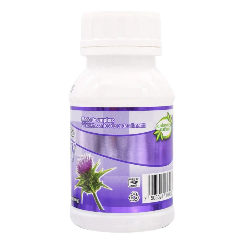 Cardo Mariano Alexyessy Natural 200 Tabletas 500mg Veganas