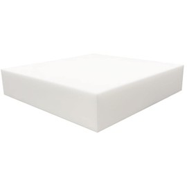 FOAMYFOAM High Density 6 inch Thick, 24 inch Wide, 24 inch Long Upholstery Foam, Cushion Replacement