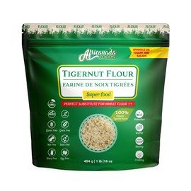 Natural Ground Tigernut | Tigernut Flour | Snack, Baking, Smooties, Yogurt, Salad | 454g