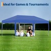 10x20 Pop Up Canopy with 2 Sidewalls - Heavy Duty