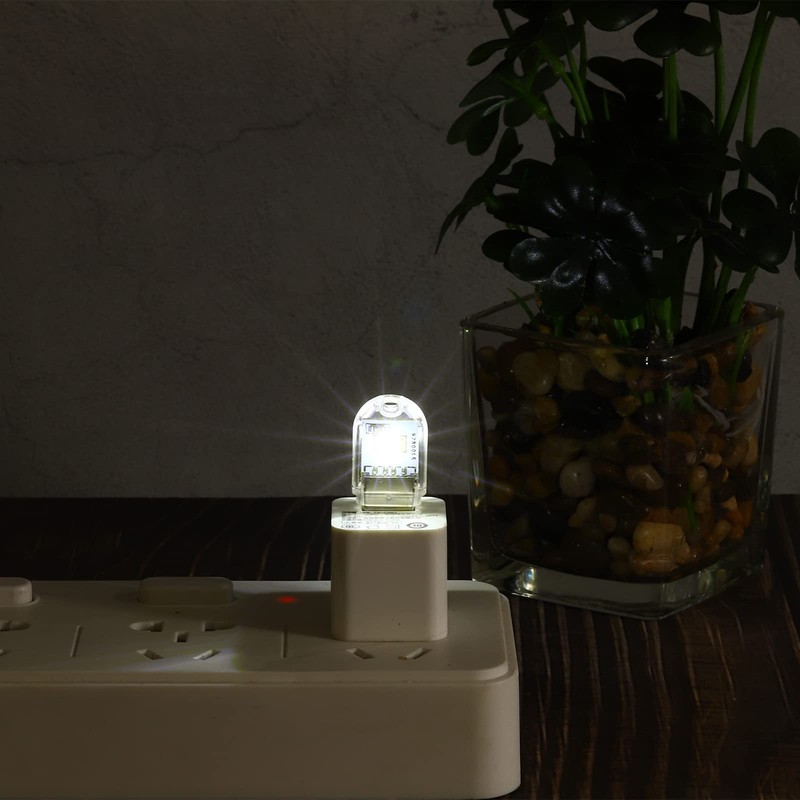 PATIKIL USB Night Light, 3 Pack Portable Plug-in Mini LED