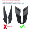 YUNHECAM Front Windshield Wiper Cowl Side Cover Panel Trim Fit
