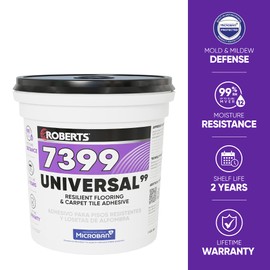 ROBERTS UNIVERSAL99 Resilient Flooring & Carpet Adhesive-1 Gal. (3.78 L)