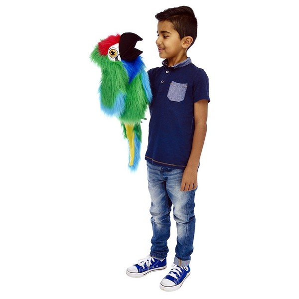 The Puppet Company - Large Birds - Military Macaw Hand Puppet