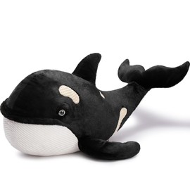 Tezituor Orca Stuffed Animal Orca Plush Toy Killer Whale Stuffed Animal Blackfish Stuffed Animal Soft Sea Critters Toy Gift for Kids 51inch