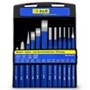 S&R Chisel, Pin Punch and Center Punch Set, 12-Piece Set,