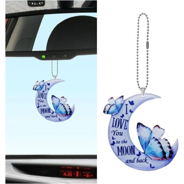 NoBrand Car Rearview Mirror Accessories - 2D Flat Car Rear