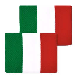 Unique Sports Italy Flag 4-inch Wristbands