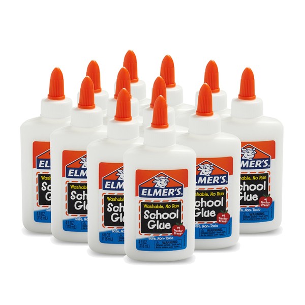 Elmer's Liquid School Glue, Slime & Craft, Safe and Non-Toxic,