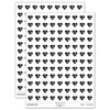 EKG Pulse Heart Beat 200+ Round Stickers - Matte Finish