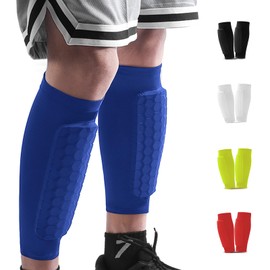 BIRDDIE Football Shin Pads Children Elastic Breathable Shin Pads Football Men Non-Slip Shin Guard Football Adult