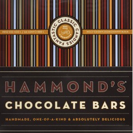 Hammond's Candies Chocolate Bar Dark Sea Side Caramel