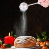 Sugar Shaker, Powdered Sugar Shaker Duster with 18/8 Stainless Steel
