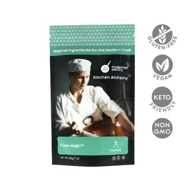 Foam Magic™ ⊘ Non-GMO ❤ Gluten-Free ☮ Vegan - 200g/7oz (Create stable hot or cold culinary foams from most liquids)