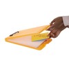 Mind Reader TRACLIP-ASST Clipboard, Plastic Letter, Bottom Opening Storage, Low