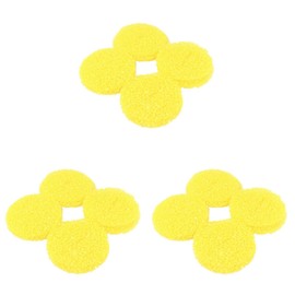 Gadpiparty 36pcs Anti-clogging Kitchen Sink Drain Filter Big Hair Catcher for Sewer Protection Durable Polyether Sponge for Hair Filtering in Kitchen Bathroom Portable Drain Cover Yellow