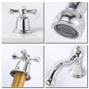 RKF Bathroom Sink Faucet - 3 Hole Chrome 8 Inch