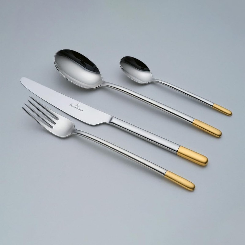 Villeroy & Boch Ella teilvergoldet Dessert-/ Vorspeisenlöffel 186mm