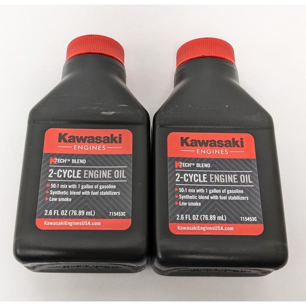 Kawasaki 2-Pack of 99969-6082 KTECH 2-Cycle Oil 2.6oz