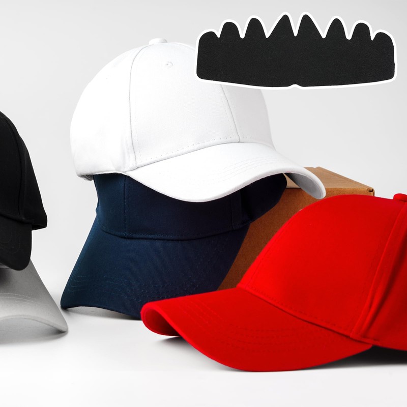 6 Pcs Hat Sweat Liner Ball Cap Sweat Protectors Padding