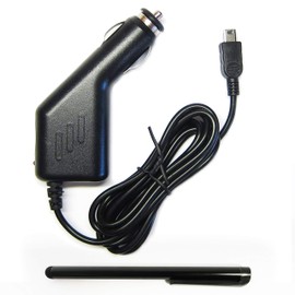 Ramtech DC 12V 2A Universal Car Charger Power Adapter Cable Cord for GPS, Compatible with Magellan RoadMate 1200 1210 1212 1220 1225 1230, Stylus Pen Included, CHMNS