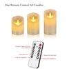 antizer Flameless LED Candles 4" 5" 6" Set of 3