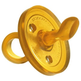 Goldi Beruhigungssauger in abgeschrägter Form aus Naturkautschuk L ab 6 Monate