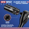 MTO 1/2" Drive 23mm Deep Impact Socket, 6 Pt. Metric