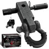 AUTMATCH Shackle Hitch Receiver 2 Inch - 3/4" D Ring
