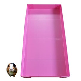 Corrugated Plastic Cage Liner Base for Guinea Pig C&C Cage - for use with 13.8" Grids ONLY! NOT Measured by Feet- Used with Grid Cages for Guinea Pigs, Hedgehogs, and Rabbits (2x4, Pink)
